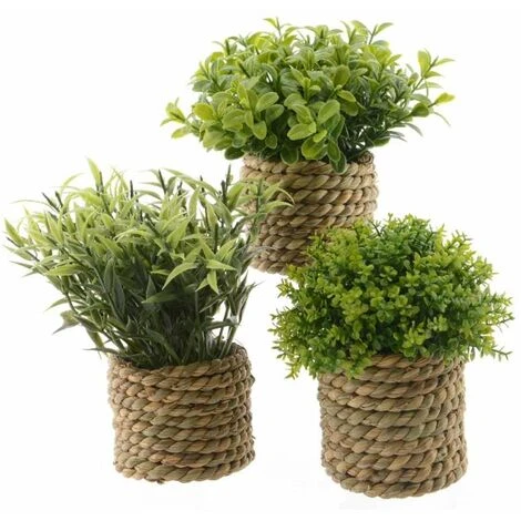 Pianta Verde Artificiale In Vaso 16 Cm