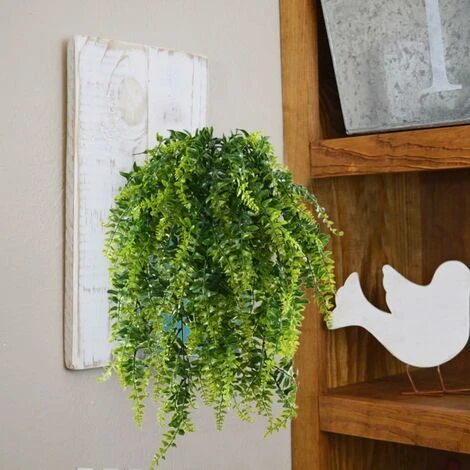 Fern Piante Artificiali Piante Pensili Piante Verdi Artificiali Piante Di Plastica Per Balcone Esterno Matrimonio In Vaso Decorazione Da Giardino 2 Pezzi - immagine 2