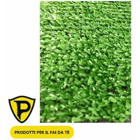 Prato Sintetico 7 Mm Manto Erboso Finta Erba Per Giardino Tappeto Erboso Esterno – 1x5 M - immagine 2