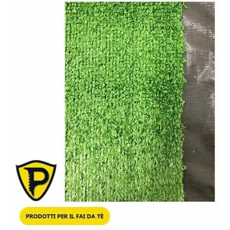 Prato Sintetico 7 Mm Manto Erboso Finta Erba Per Giardino Tappeto Erboso Esterno – 1x5 M - immagine 3
