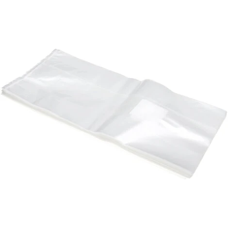 50 Pz 320x450x0.06 MM PVC Trasparente Giardino Fattoria Di Funghi Spawn Grow Bag Substrato Ad Alta Temperatura Pre Sigillabile