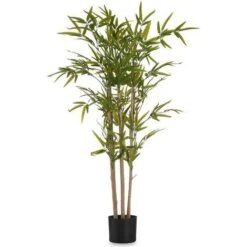 Pianta Decorativa Bambù Verde Plastica (70 X 120 X 70 Cm)