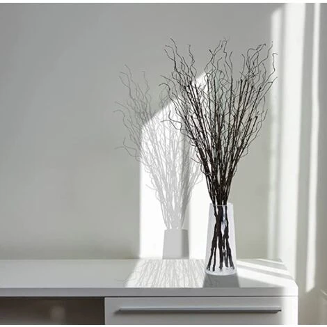 Muschio Artificiale Ramo Di Corallo Bastone Pieghevole Pianta Realistica Decorazioni Per La Casa Fiore Da Sposa Ramo Da Parete Vaso Da Pavimento Stucco (nero) - immagine 3