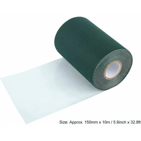 Nastro Per Prato, Nastro Adesivo Non Tessuto In Pile Tappeto Erboso Artificiale Nastro Per Erba Nastro Antiscivolo 150 Mm 10 M (Color : Green) - immagine 4